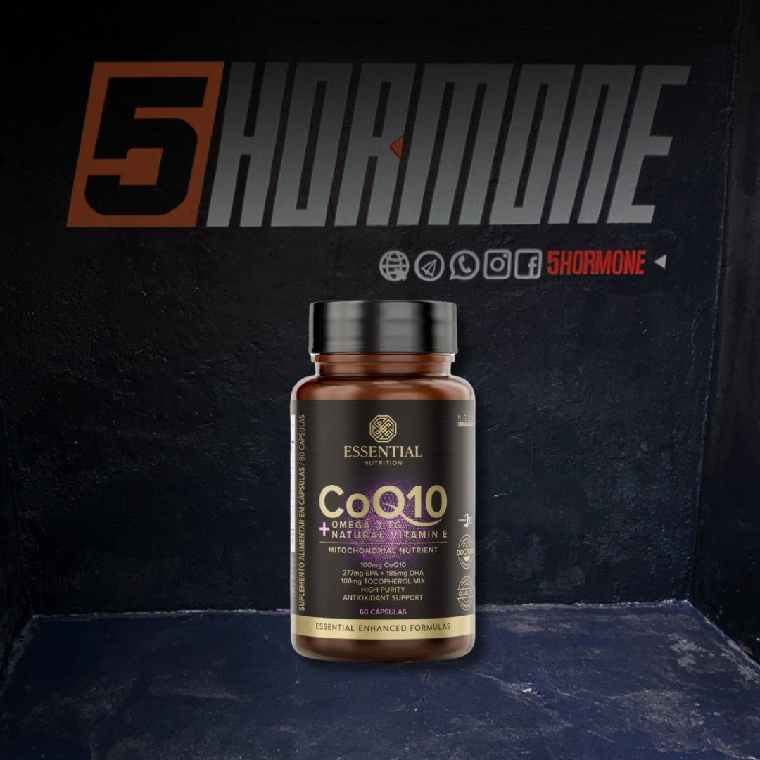 CoQ10 + Omega 3TG + Natural Vitamin E Pote 60 caps Essential