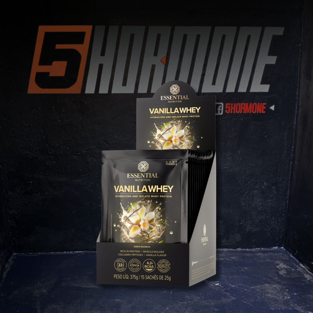 Vanilla Whey Display 375G/15Ds Essential