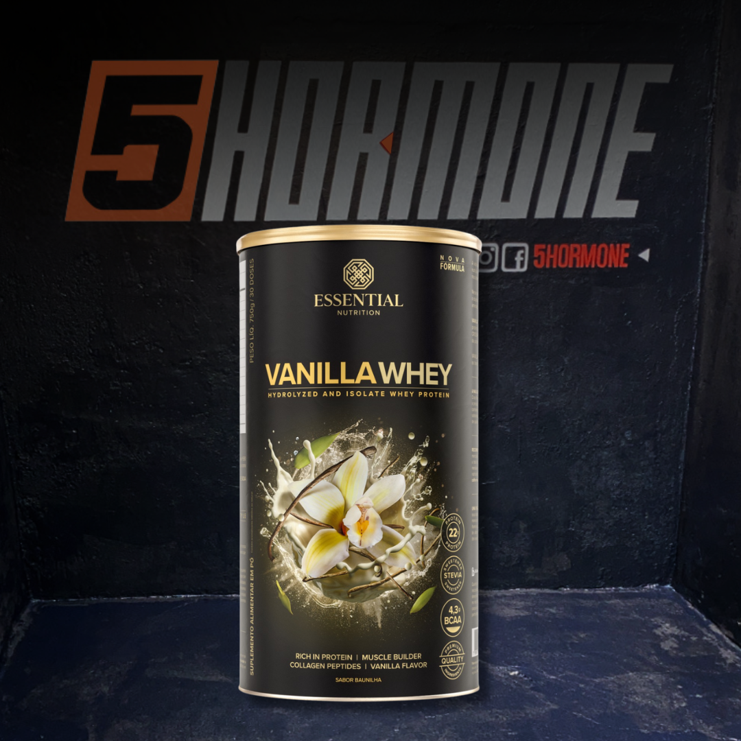 Vanilla Whey Lata 750g/30Ds Essential