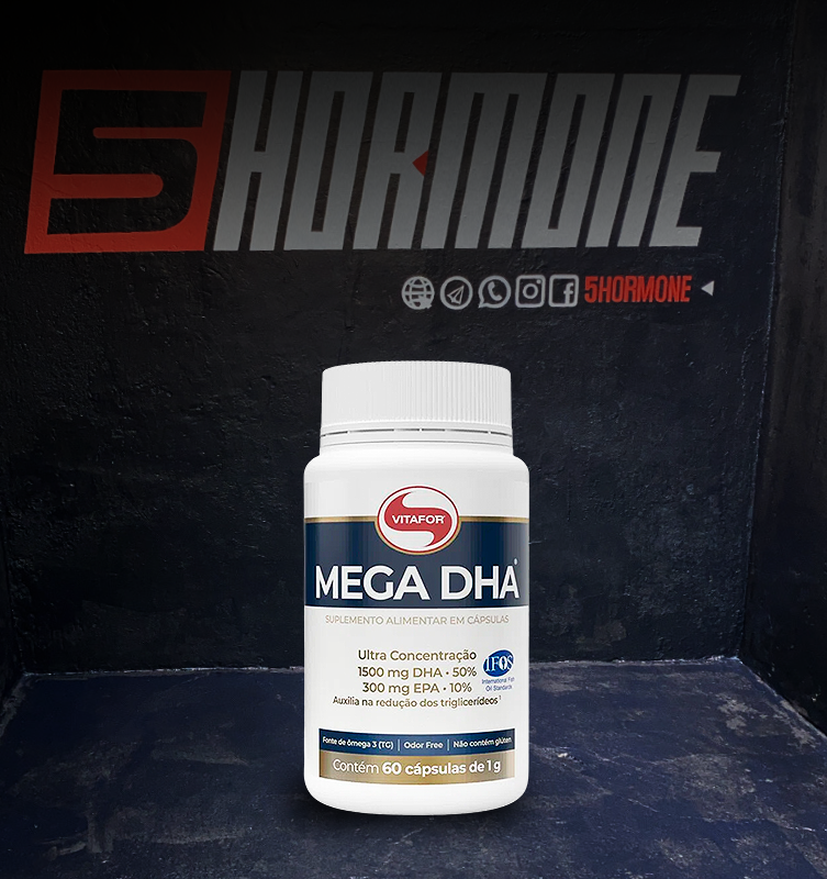 MEGA DHA (60 CAPS) - VITAFOR