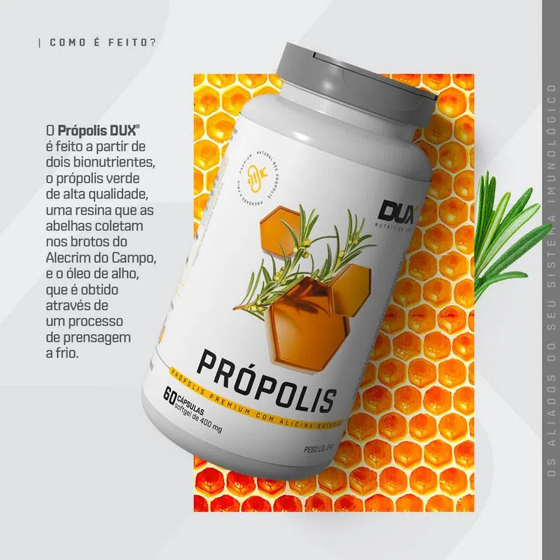 Própolis com Alho - Pote 60 Cápsulas
