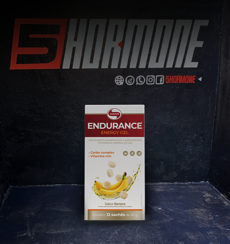 Endurance Energy gel - caixa com 12 saches vitafor
