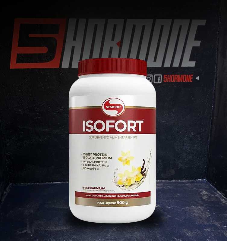 Whey Isofort - 900G -  Vitafor
