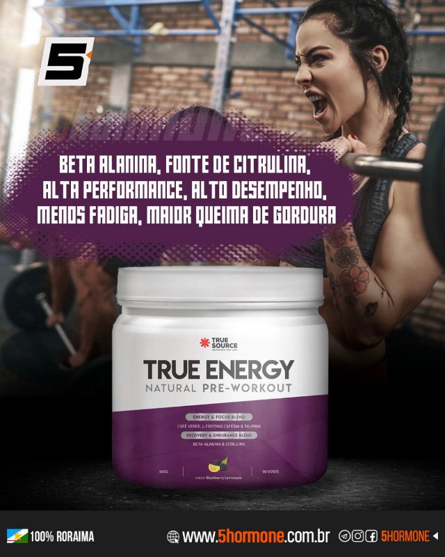 Pré Treino True energy - 450g - True Source