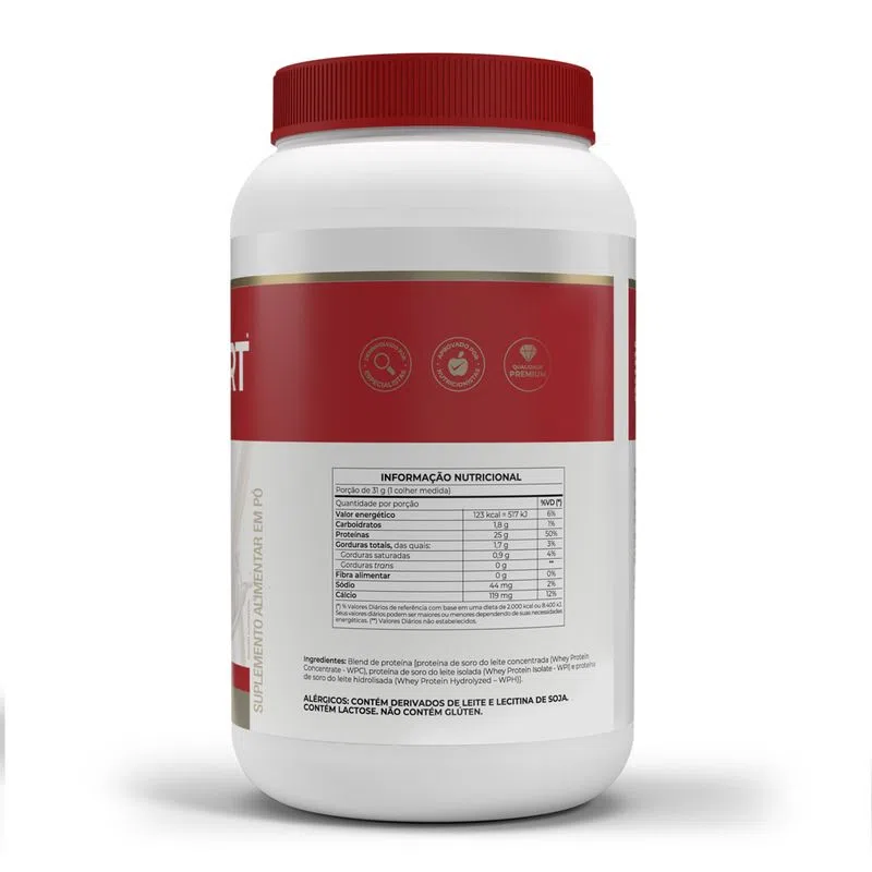Combo Ativação Máxima de Força e Crescimento Muscular Acelerado: V-Fort Ultra - 240g limão-Vitafor+ Whey fort 3W