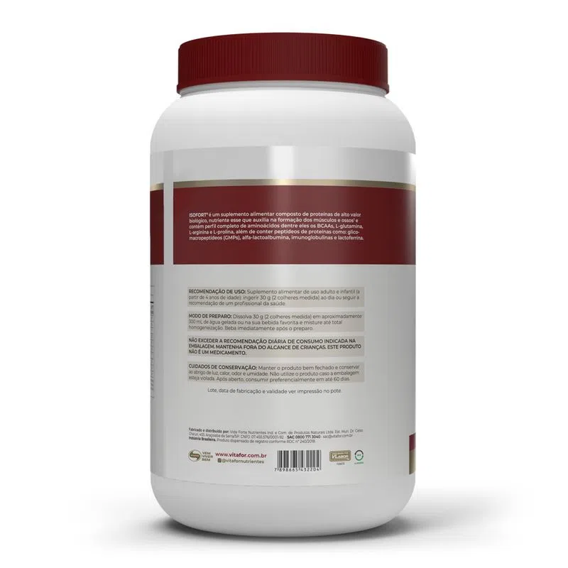 Whey Isofort - 900G -  Vitafor